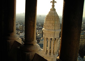 paris view from the basilique of the Sacré-Coeur